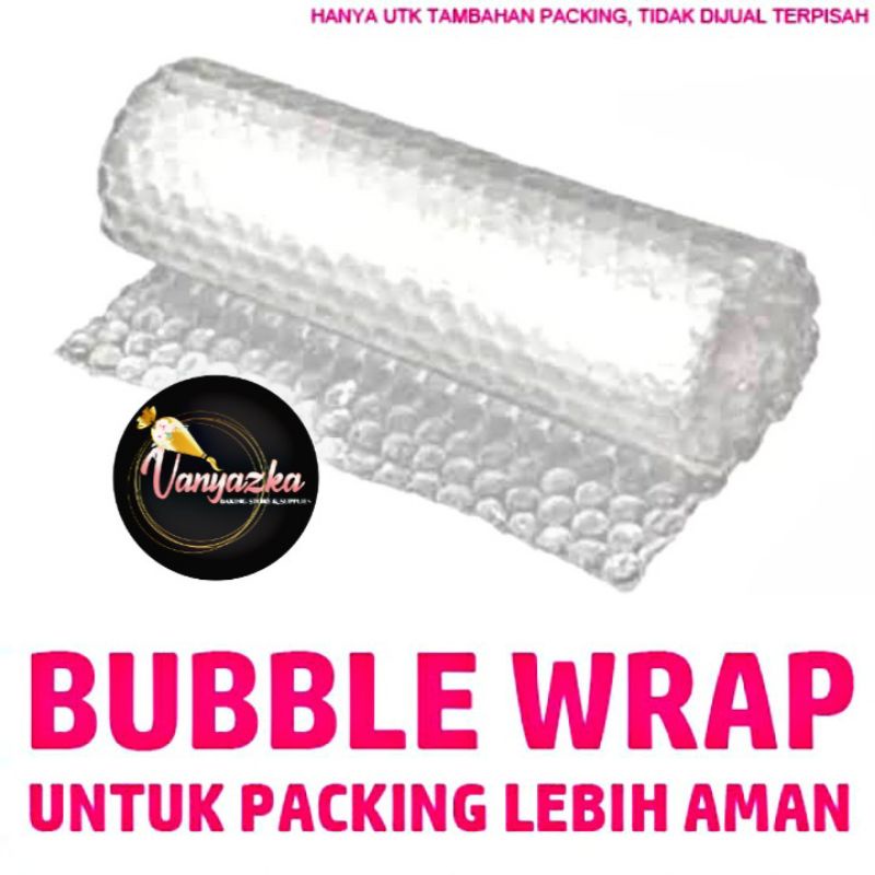 

Packing tambahan bubble wrap