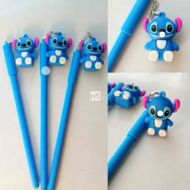 

Pen Gel karakter Stitch isi 12pcs