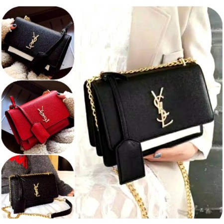 TAS SELEMPANG PROMO TAS YSL Tag Flap Party Bag BQ2424 el214 112424 B365 03214 REVO