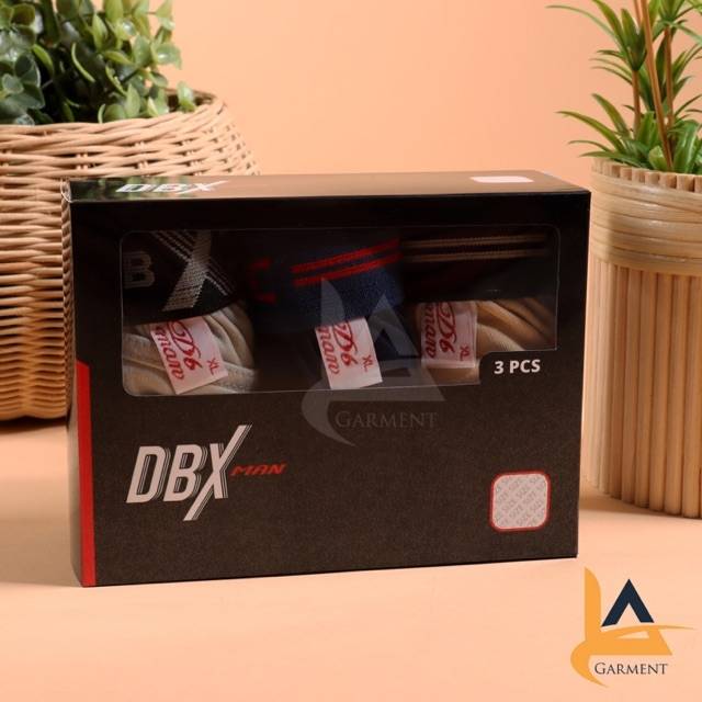 (Isi 3pcs)Celana dalam Pria Kantong DBX pro / Sport DBX  /  Kantong Boxer