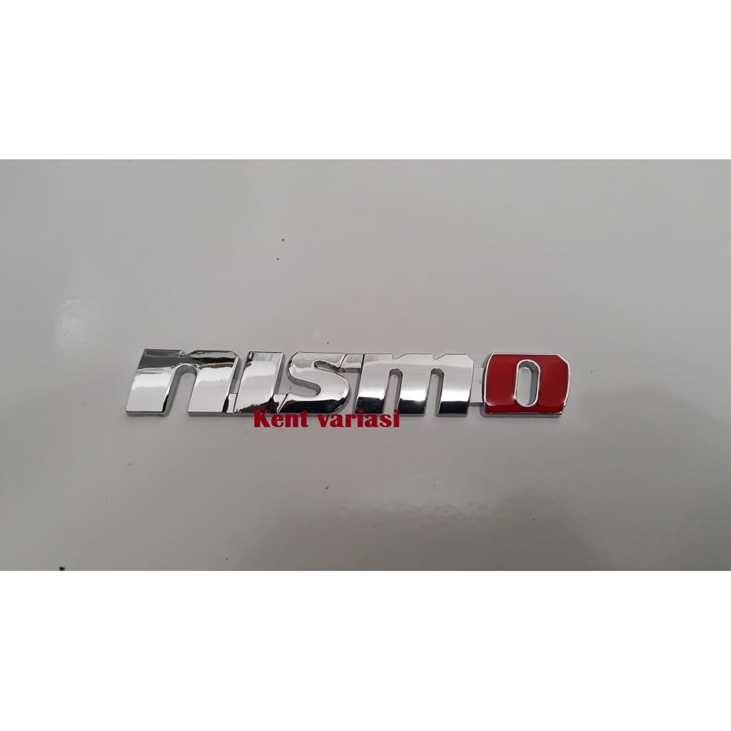 Emblem Nismo Logo Nismo JDM Chrome