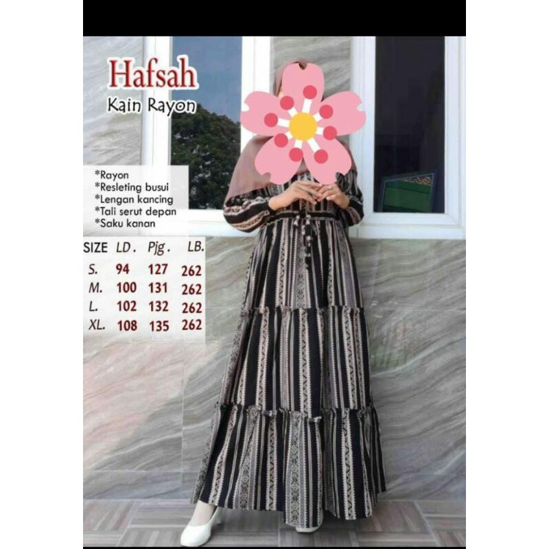 Gamis rayon salur