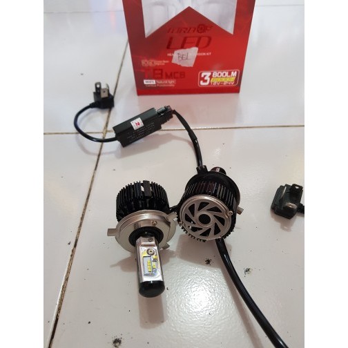 LAMPU HID TURBI LED H4 TI H-11 MACRONE T8 MOBIL MOBILIO-NEW MOBILIO 2017