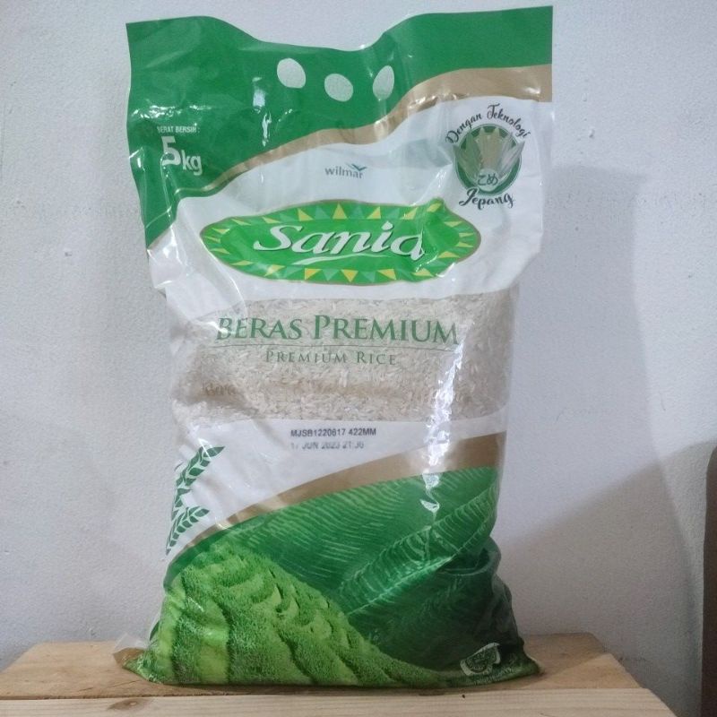 Beras Sania 5kg, Beras Premium Sania, Sania