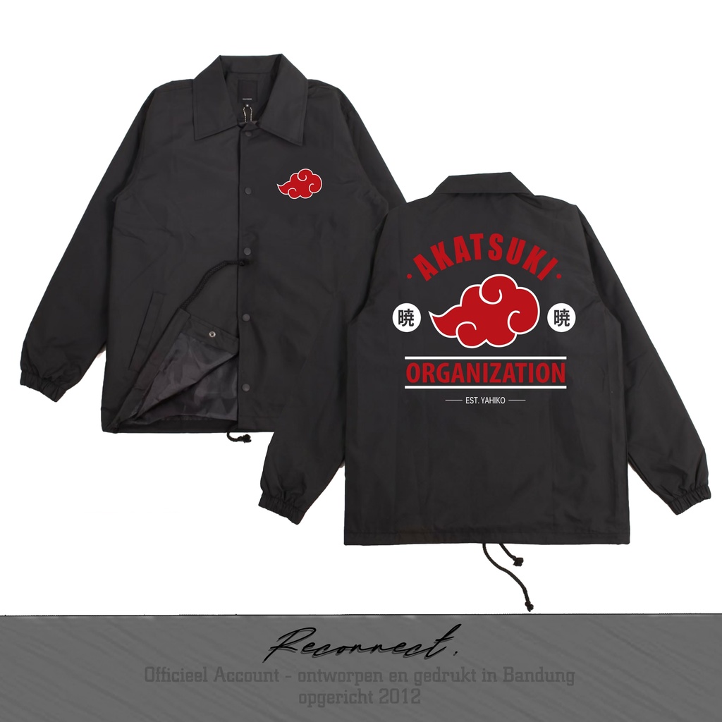 Reconnect Coach Jacket Akatsuki Naruto - Unisex