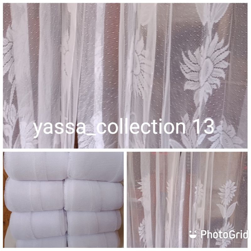 vitras polos Daleman gorden puring gorden motif bunga matahari dan motif bunga tulip