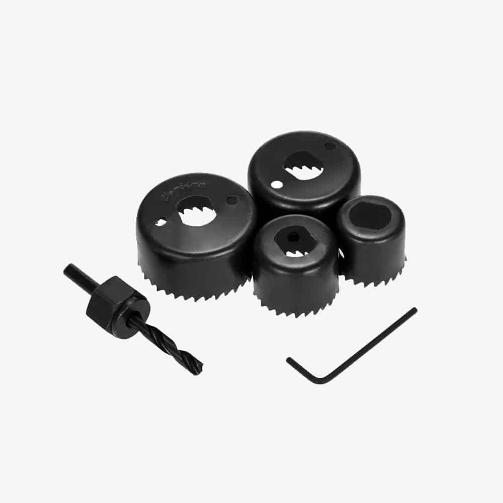 Hole Saw Set 6 Pc / Mata Bor Hidroponik / Hole Saw Kit Carbon Steel Blade 6 Pc