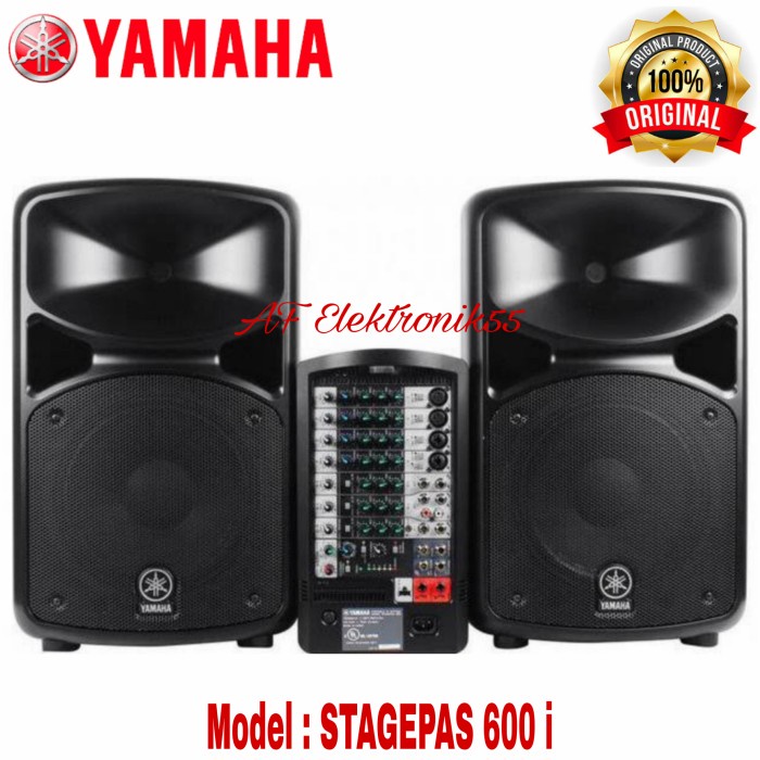 Speaker Portable Yamaha STAGEPAS 600 i Original Garansi Resmi
