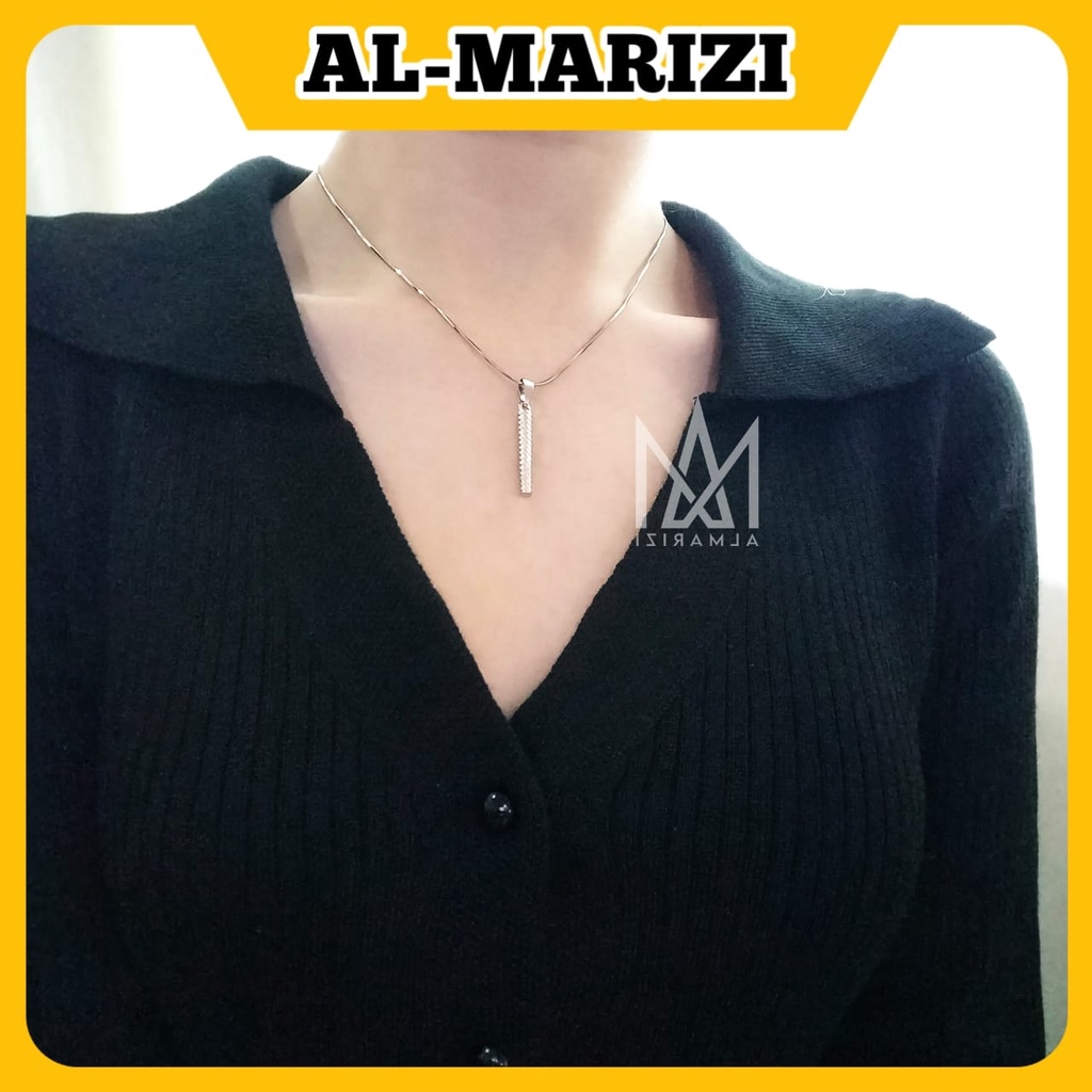 COD - KALUNG LIONTIN TERBARU ANTI KARAT DAN TIDAK LUNTUR WANITA/PRIA
