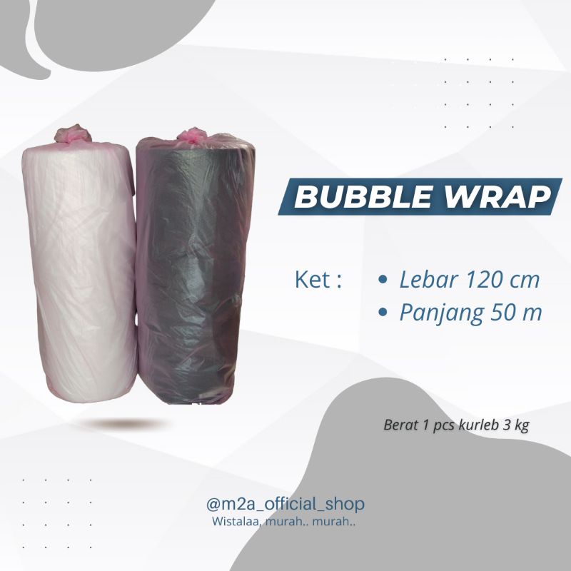 

BUBBLE WRAP BERAT 3KG (120x50m)