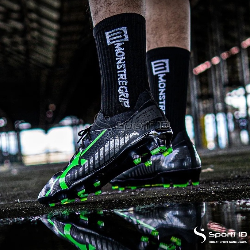 Sepatu Bola Ortuseight Catalyst Liberte FG - Black Green 11010298 Original