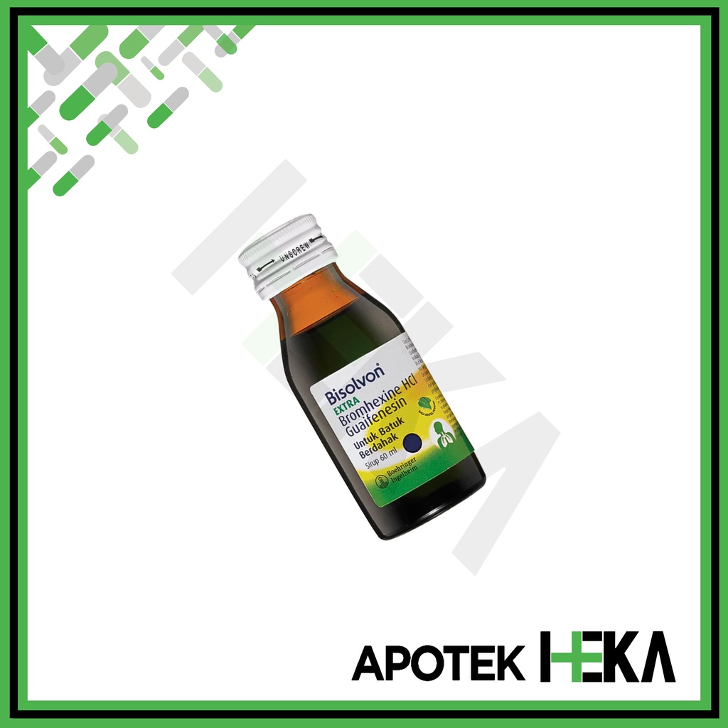 Bisolvon Extra Syrup 60 ml - Sirup Obat Batuk Berdahak (SEMARANG)