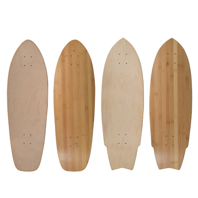 Alice Papan Seluncur / Skateboard / Longboard 32 &quot;Bahan Kayu Maple / Bambu