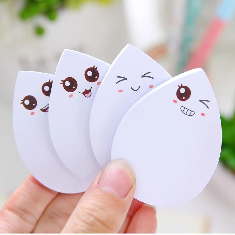 

Sticky Notes Motif Water Drop Memo Pad