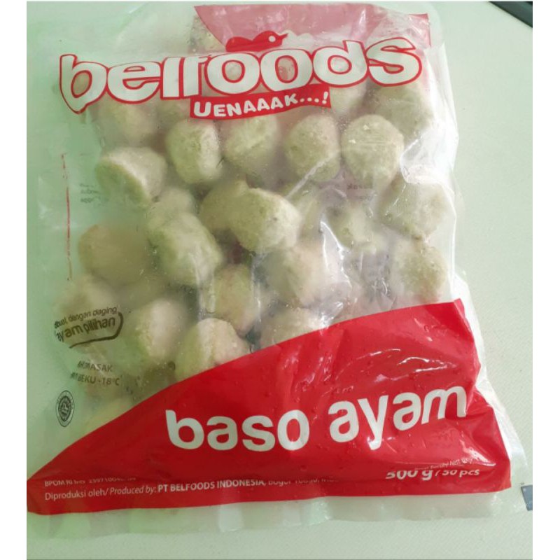 

Bakso Ayam Belfoods 500gr / 50Pcs