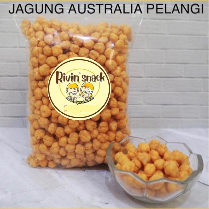 

JAGUNG AUSTRALIA 350gr MERK PREMIUM (PILUS JAGUNG BAKAR) (ORIGINAL / PEDAS / COKLAT / PEDAS DAUN JERUK)