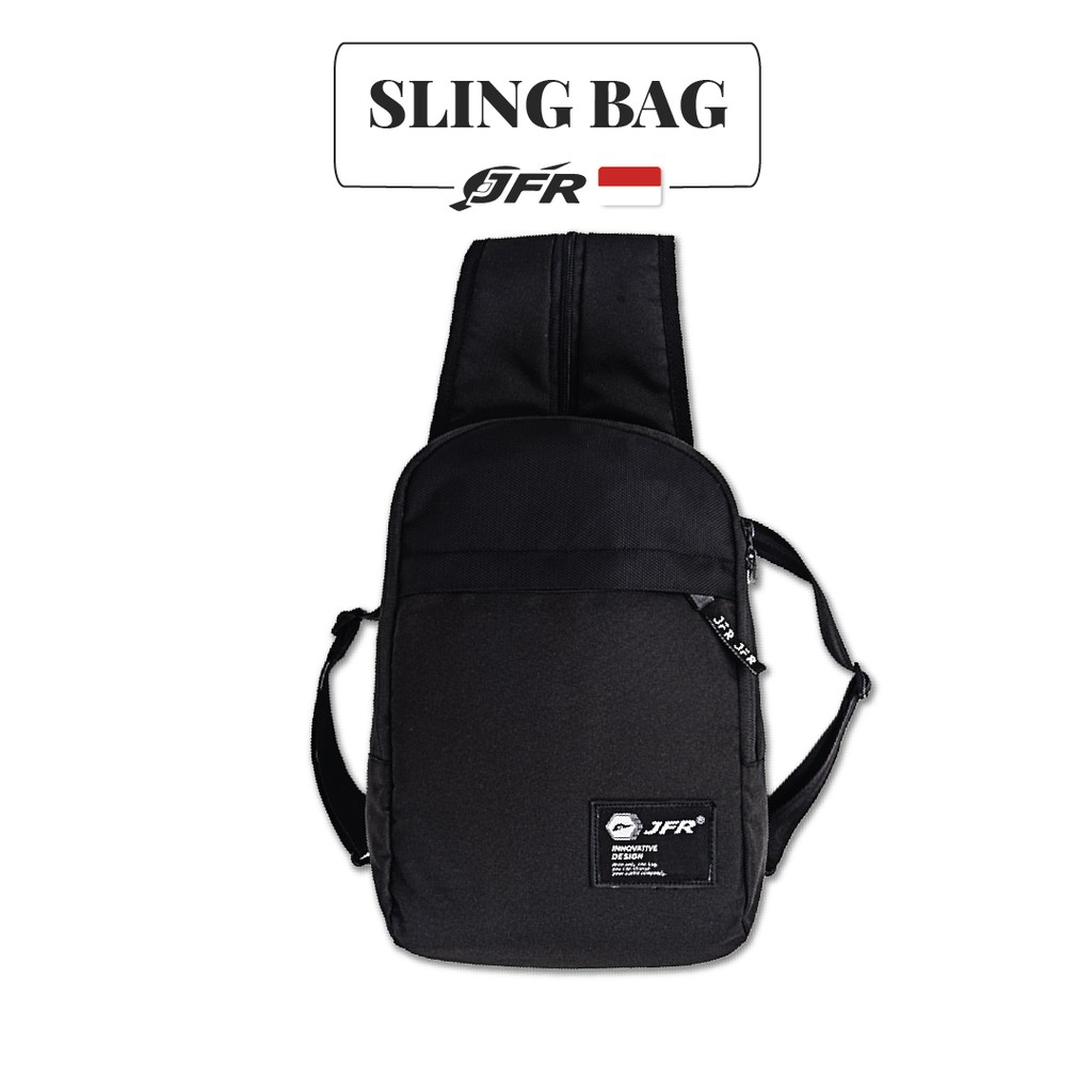 Tas Selempang Pria Wanita Sling Bag Distro Orignal Bahan Polyester JTAZ-25 Ori
