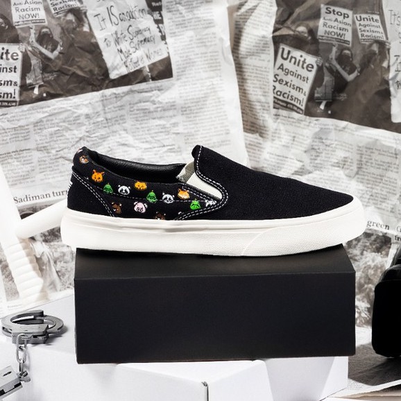 CRSL x GOZEAL Black Slipon | Special Collaboration