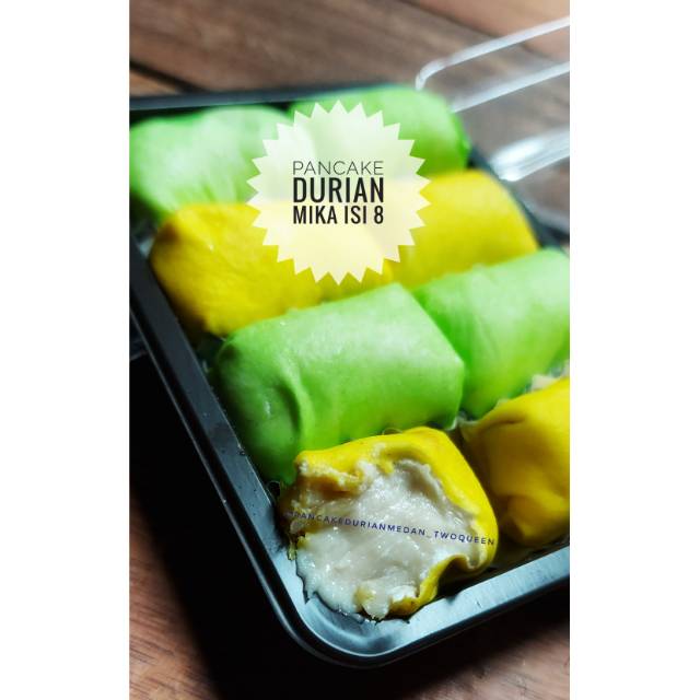 

Pancake Durian Kemasan Mika isi 8/Pancake Durian Ekonomis