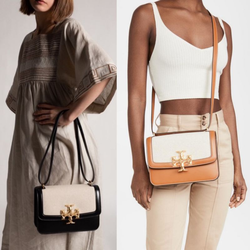 Tory burch Eleanor canvas convertible shoulder