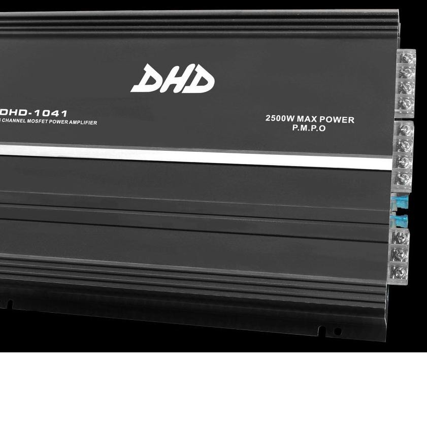 ➸ Power Amplifier Mobil 4 Channel DHD 1041 Black And Silver ✰