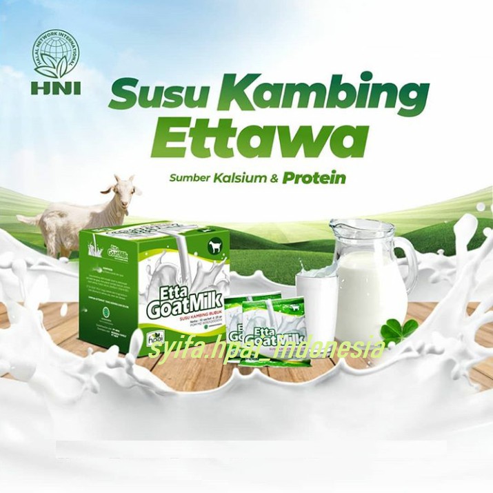 Hpai Hni Susu Kambing Etawa Etta Goat Milk Setara Asi Ibu Hamil Menyusui Susu Bayi Non Alergi Egm Shopee Indonesia