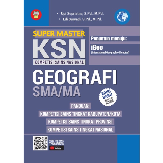 SUPER MASTER KSN SMA/MA BIOLOGI KIMIA KEBUMIAN MATEMATIKA FISIKA EKONOMI GEOGRAFI ASTRONOMI-KSN GEOGRAFI