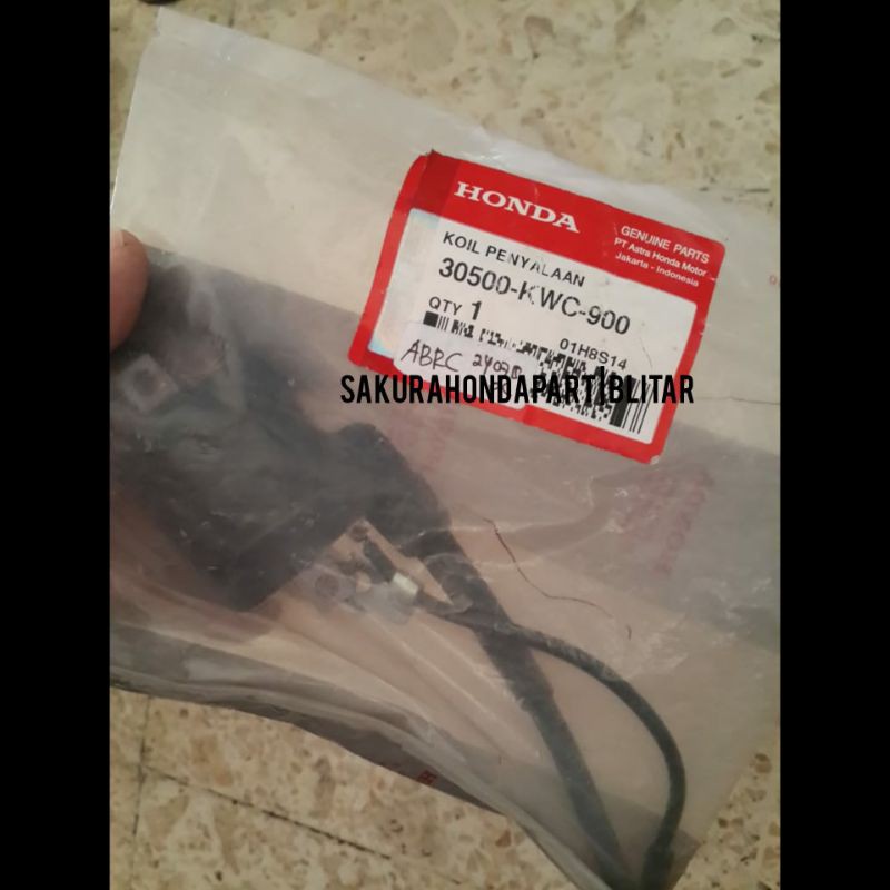 Coil Koil Penyalaan Pengapin Stater Honda CS1 Ori AHM 30500KWC900