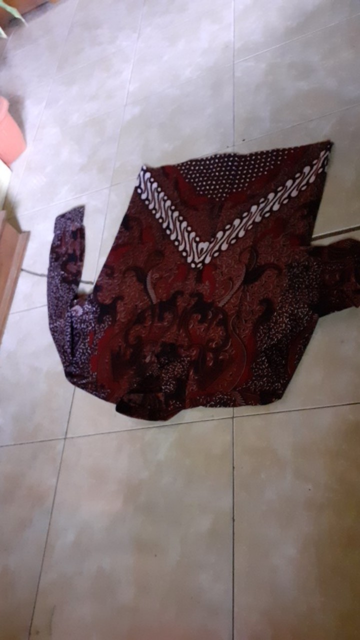 Maura Couple - Sania Ruffle Batik Couple Batik Nusantara Ori Ndoro Jowi Dnt Garansi Termurah