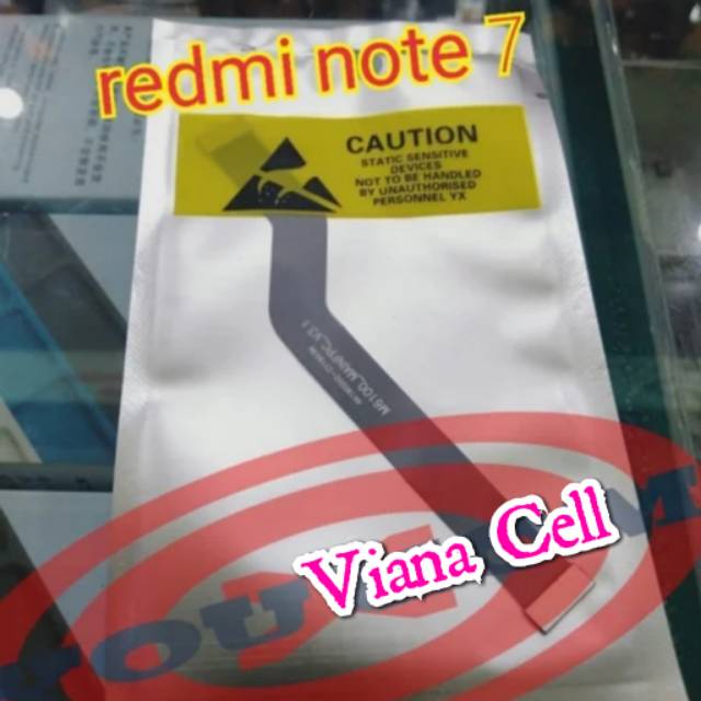 FLEXIBLE FLEXIBEL MAINBOARD BOARD LCD TENGAH KE MESIN XIAOMI REDMI NOTE 7 ORIGINAL