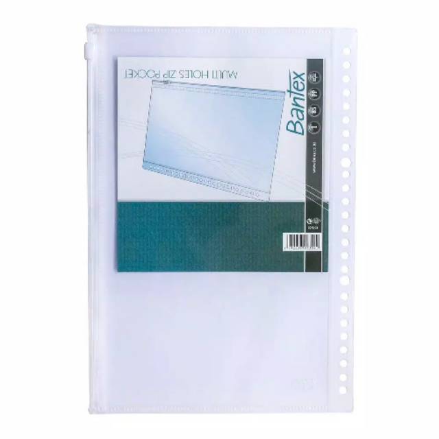 

Bantex Zipper Pocket Multi Holes Map Zipper B5 8073-08