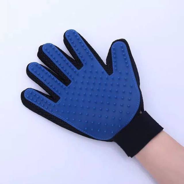 Sisir bulu anjing kucing grooming true touch gloves. Sarung tangan dog cat