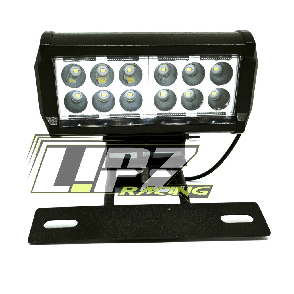 LAMPU TEMBAK SOROT LED 12 MATA MODEL 5506 + BRACKET PNP RX-KING SERIES