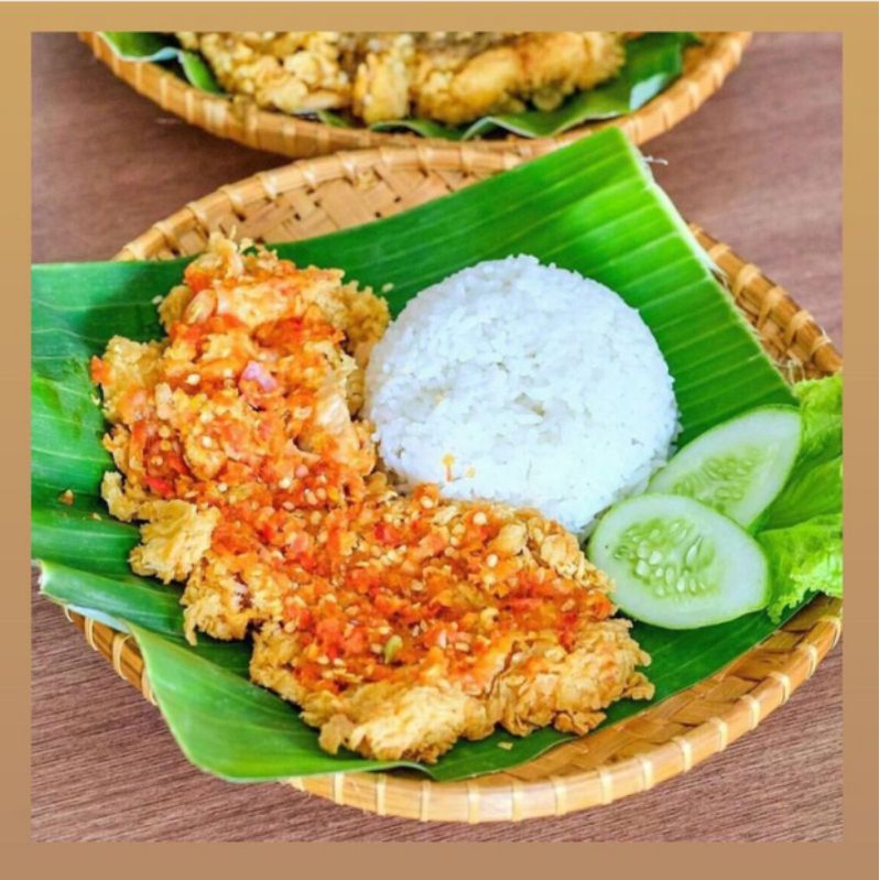 

Geprek pedas mantull