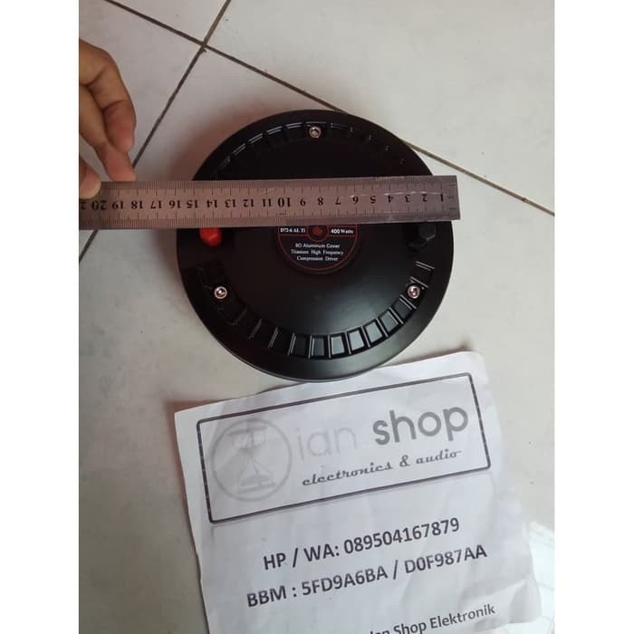 Driver Tweeter PVI D72 Twetter PVI D72-6 AL Ti Original VC 2,85 inchi 400 Watt Model Baut ORI
