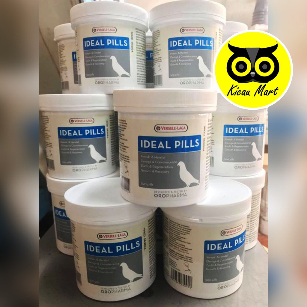 IDEAL PILLS PIL PILS VERSELE LAGA VITAMIN OBAT RECOVERY BURUNG MERPATI SUPLEMEN LATIHAN LOMBA PILDL