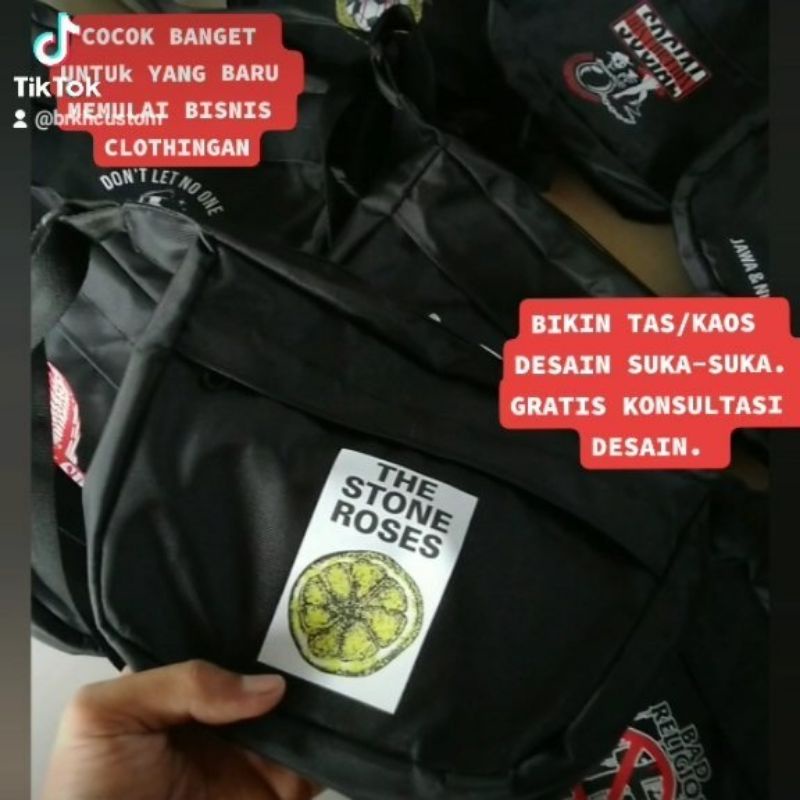 TAS SELMPANG | TAS BAHU | SLINGBAG PRIA DAN WANITA CUSTOM SUKA-SUKA (JALA)