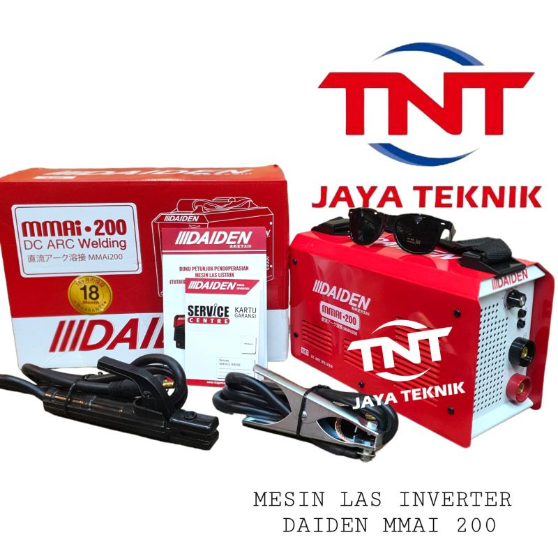 MESIN LAS INVERTER DAIDEN MMAI 200 / TRAFO LAS INVERTER DAIDEN MMA 200 / DAIDEN MMAI 200