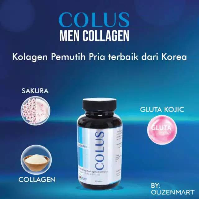 CoLus men coLLagen pemutih badan pria