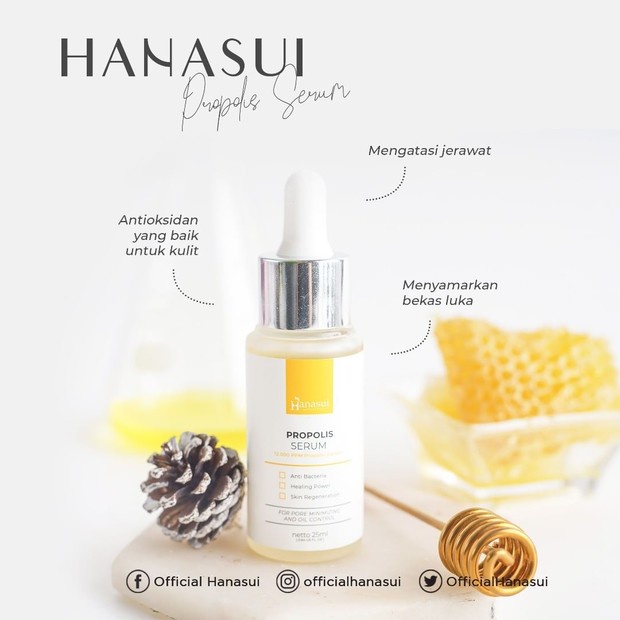 HANASUI PROPOLIS SERUM 25ML ORIGINAL - SERUM PROPOLIS HANASUI