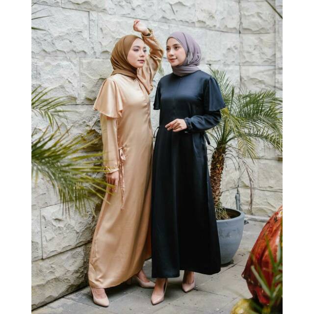 PAKAIAN MUSLIM WANITA - CINNAMON DRESS - DRESS WANITA - BAJU HIJAB - PAKAIAN TERLARIS