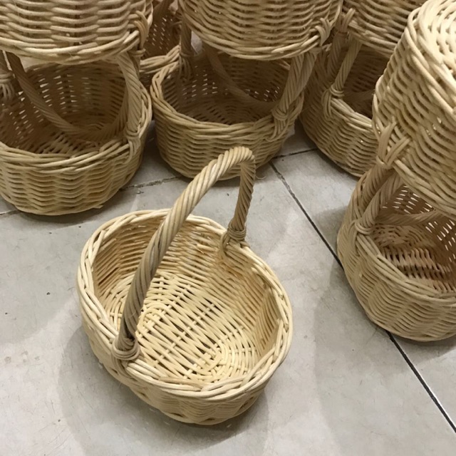 Keranjang rotan manyue wedding bridesmaid souvenir 