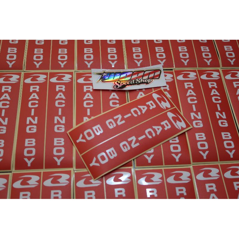 Sticker Racing Boy Shock Depan Isi 2