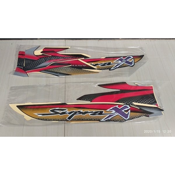 stiker striping lis body supra x 2002