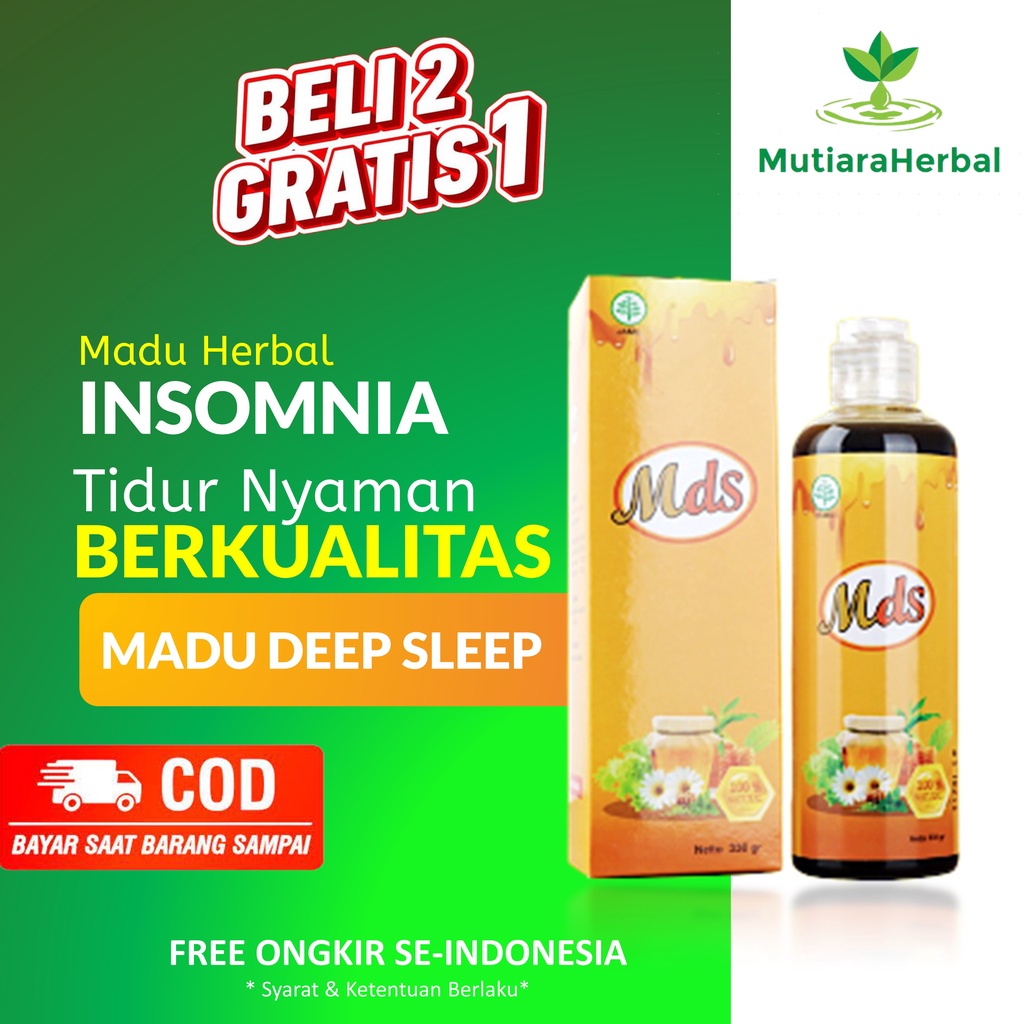 MADU DEEP SLEEP (MDS) OBAT TIDUR HERBAL ALAMI ATASI SUSAH TIDUR INSOMNIA TERLARIS - OBAT TIDUR LELAP