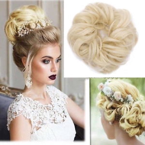 Bun Hair Twirl Piece Scrunchie Wigs Extensions