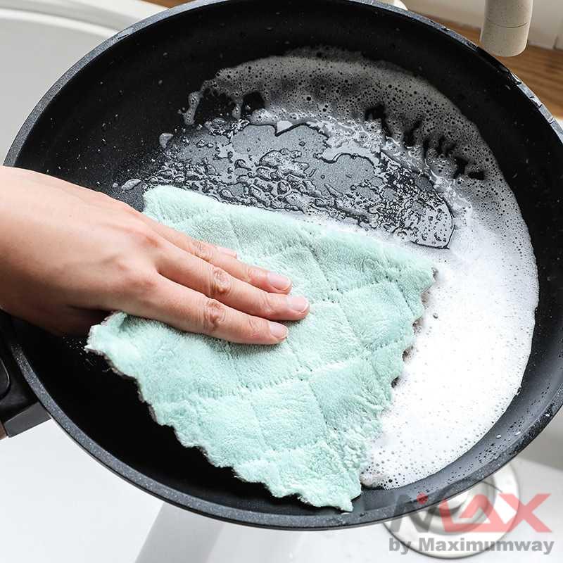 eTya Kain Lap Dapur Microfiber Cleaning Cloth - WJJD201 Warna Multi Warna