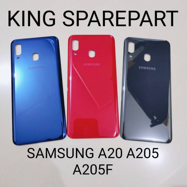 BACKDOOR BACKCOVER BACKCASE TUTUP BELAKANG SAMSUNG GALAXY A20 A205 A205F