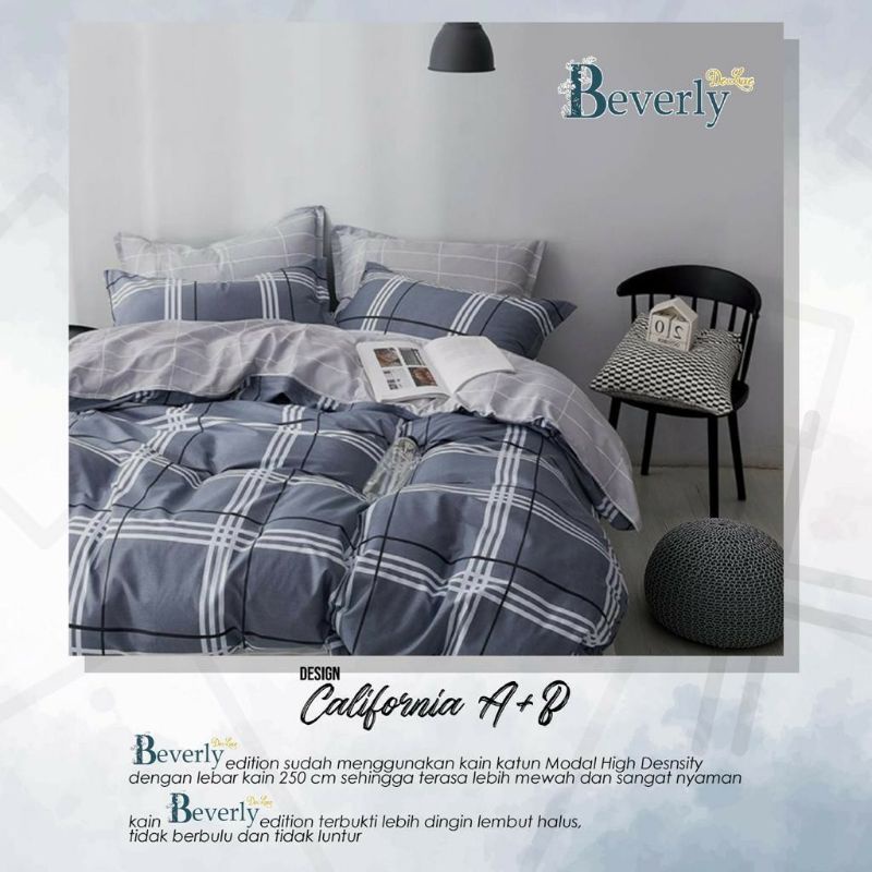 SPREI BEVERLY / FREE TAS SPREI / MOTIF BARU