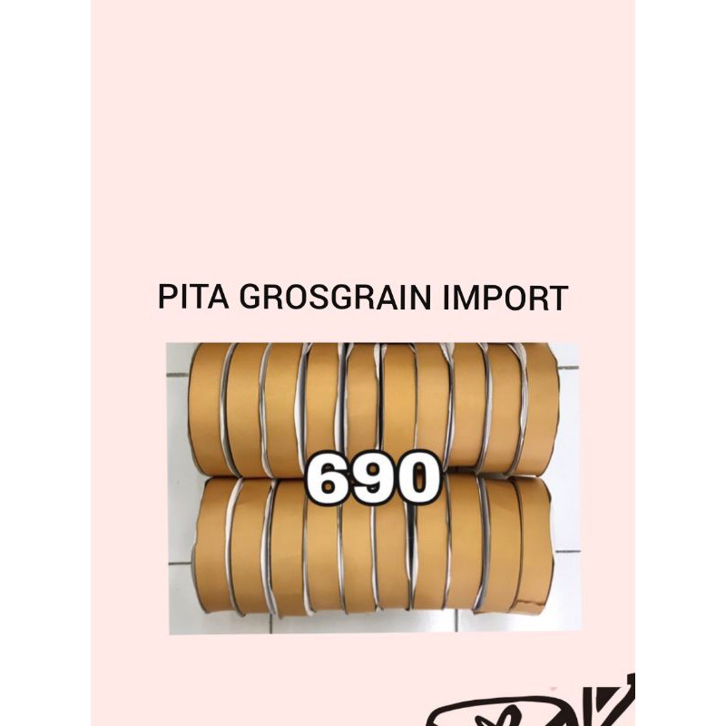 100 YARD - 3/8&quot;  PITA GROSGRAIN IMPORT PREMIUM 1 CM